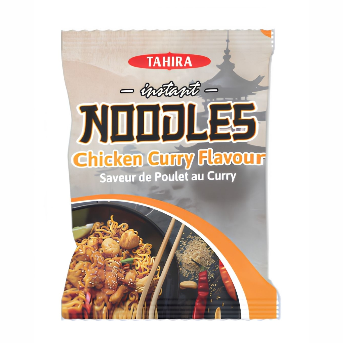 Noodles chicken curry